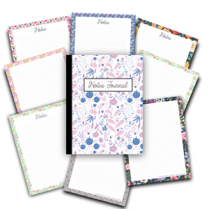 Floral Notes Journal